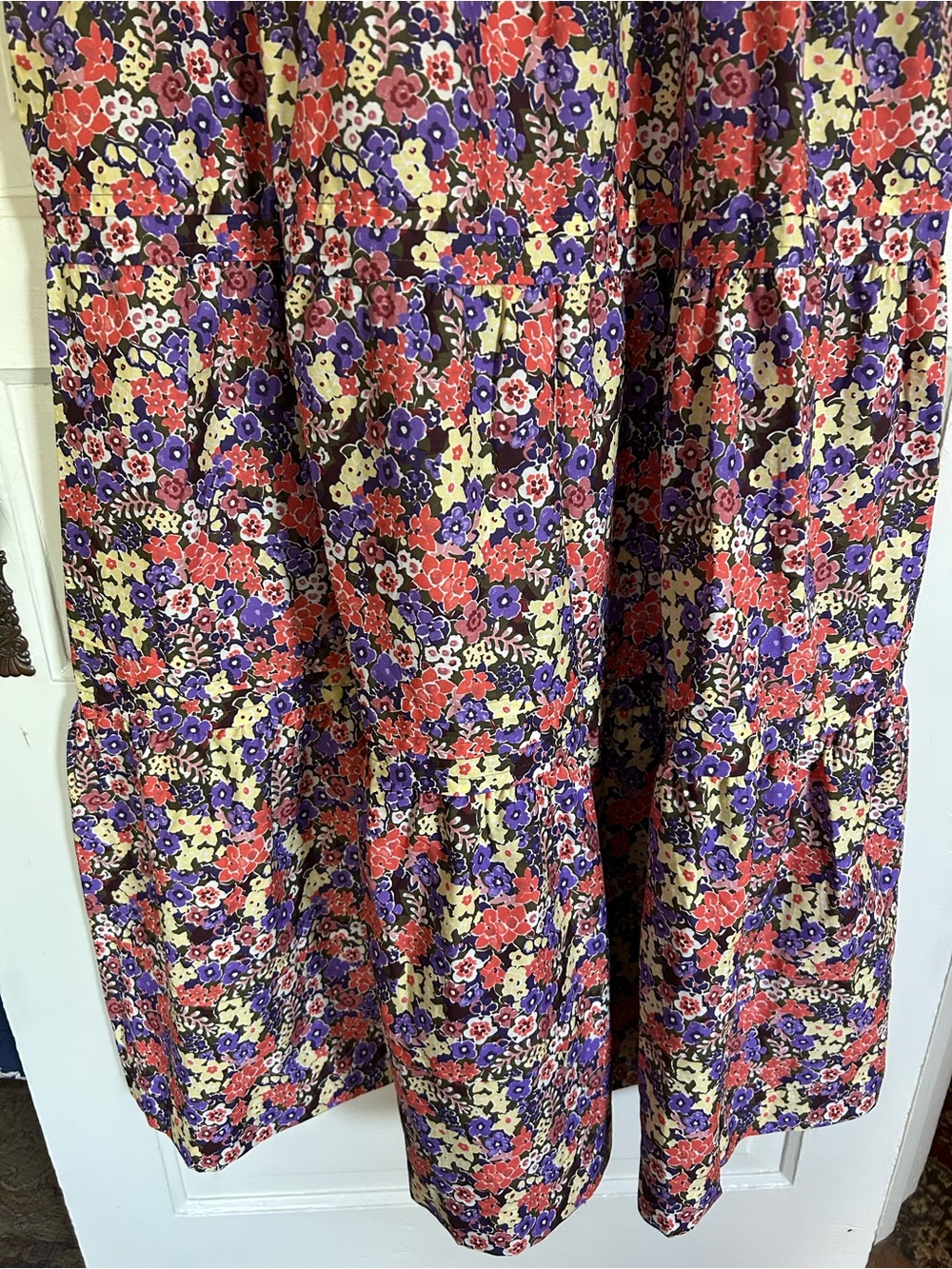 NWT Anthropologie Somerset Floral Tiered Maxi Dress w/Pockets. Adorable! Size XL - Picture 7 of 14